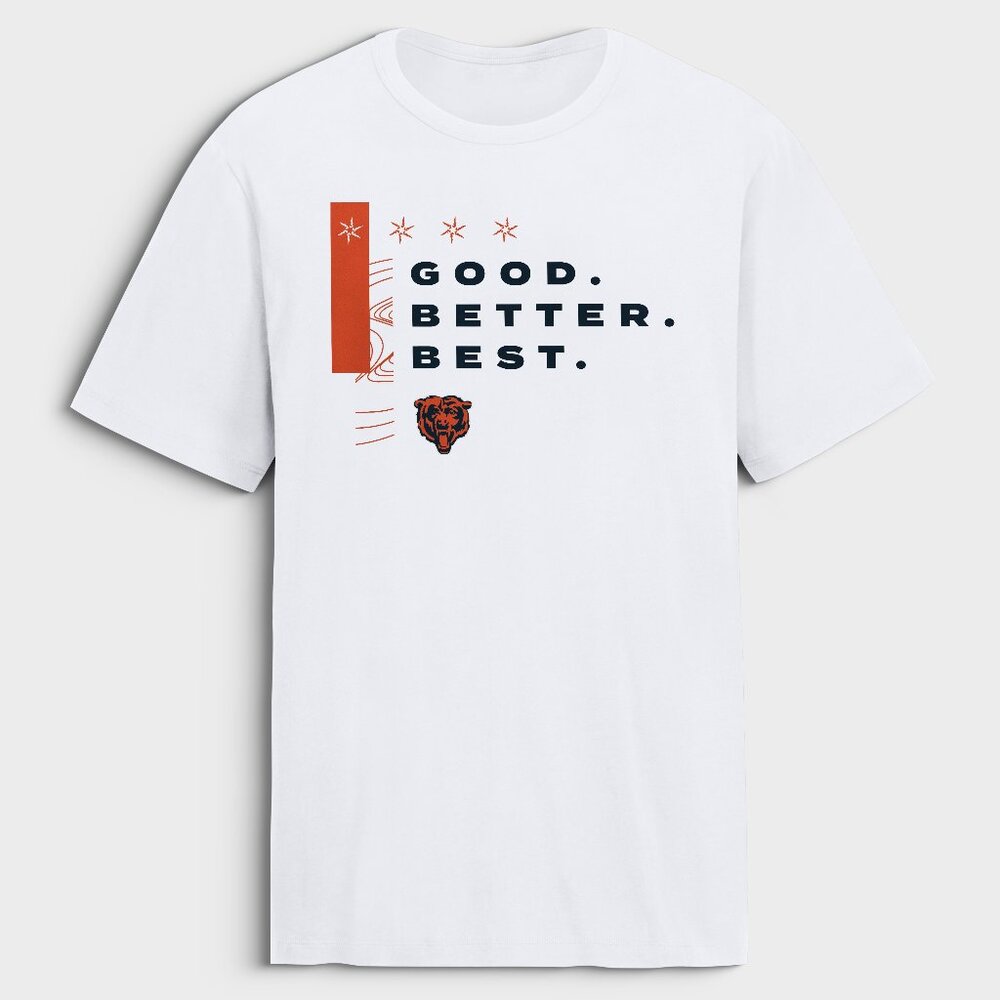 Chicago Bears 2025 Nfl Playoffs Good Better Best T-shirt 166